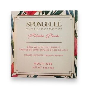 🆕 NWT Spongelle Pikake Bloom Multi Use Shower Gel Sponge